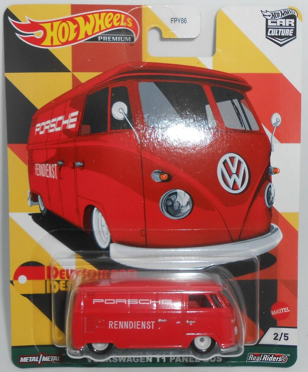 

Коллекционная модель Hot Wheels Volkswagen T1 Panel Bus
