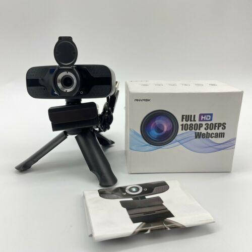

Веб-камера ANVASK Full HD 1080p 30fps CM — USB 2.0, Черный
