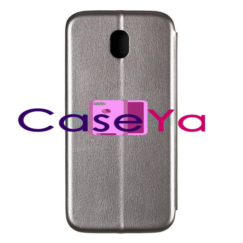 

Чехол книжка Samsung J530 (j5 2017) Серый цвет \ Чехол книжка Самсунг J530 Подставка и отдел для карты