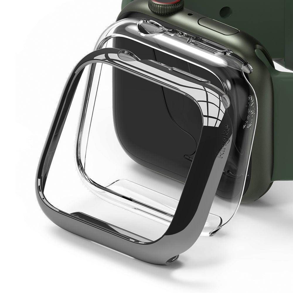

Чехол Fusion Slim Clear + Dark Chrome (2шт.) для Apple Watch 7 45mm (S58898RS)