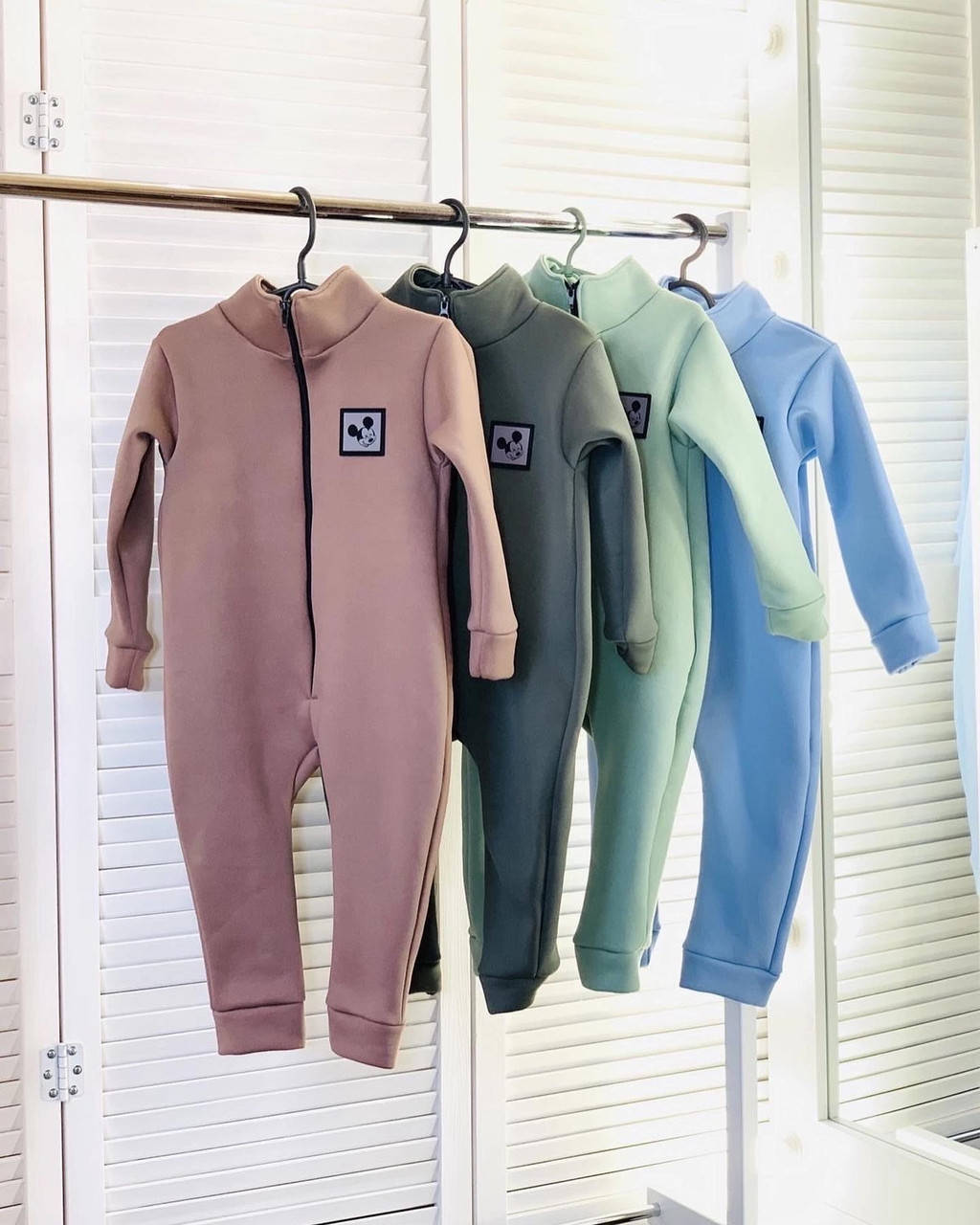 

Детский тёплый Ромпер комбинезон на флисе