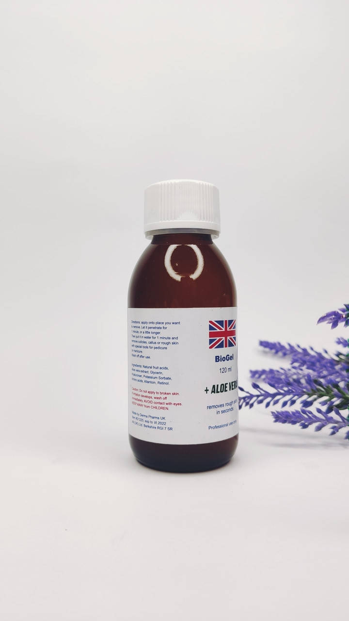 

БИО кислота Aloe vera для педикюра и маникюра 120 мл