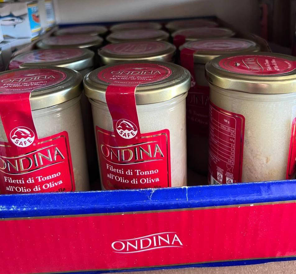 

Тунец в оливковом масле стекло "Ondina" 280 гр.