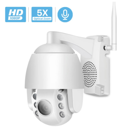 

Уличная IP камера WiFi SmartHD Mini Dome Camera HD20M 2MP 5X оптический зум Outdoor WiFi PTZ 1920×1080 уличная