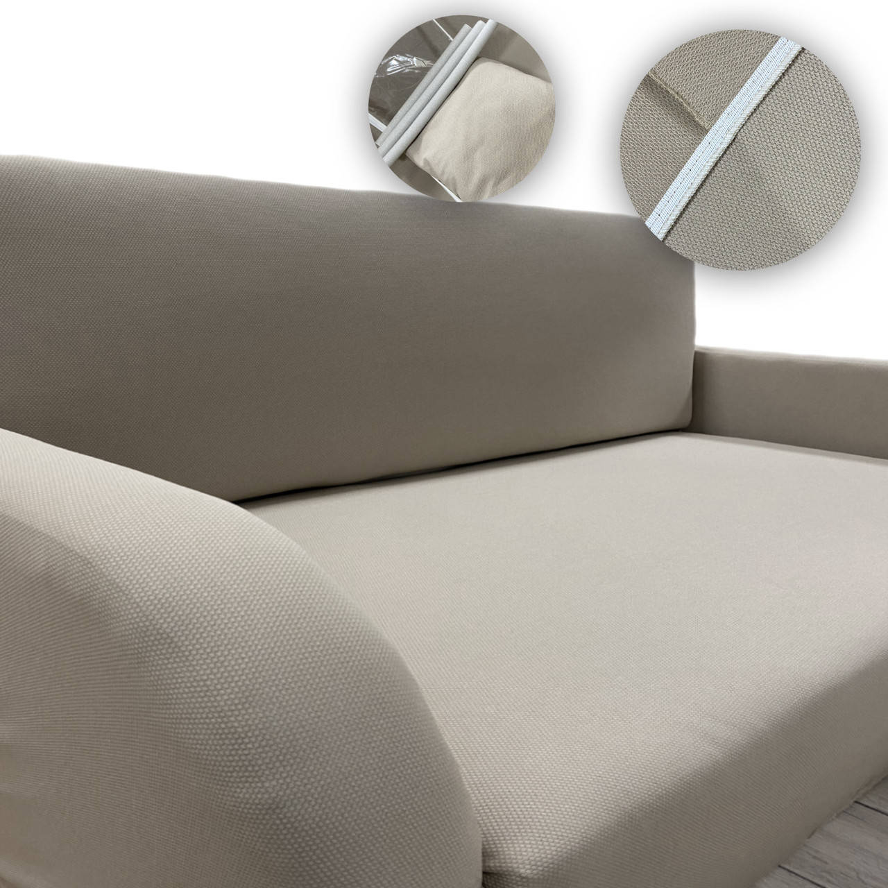 

Чехол на диван NOKTA. Кофейный (Karna Home Collection)