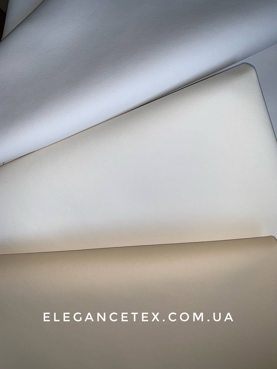 

Кожзам обивочный белый для мебель