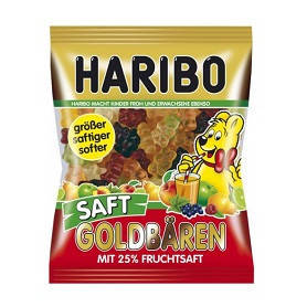 

Жевательные конфеты Haribo Сочные Золотые медведи 175 г