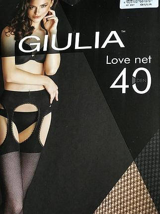 

КОЛГОТЫ С ОТКРЫТЫМИ БЕДРАМИ В МЕЛКУЮ СЕТОЧКУ LOVE NET 40 DEN, Черный