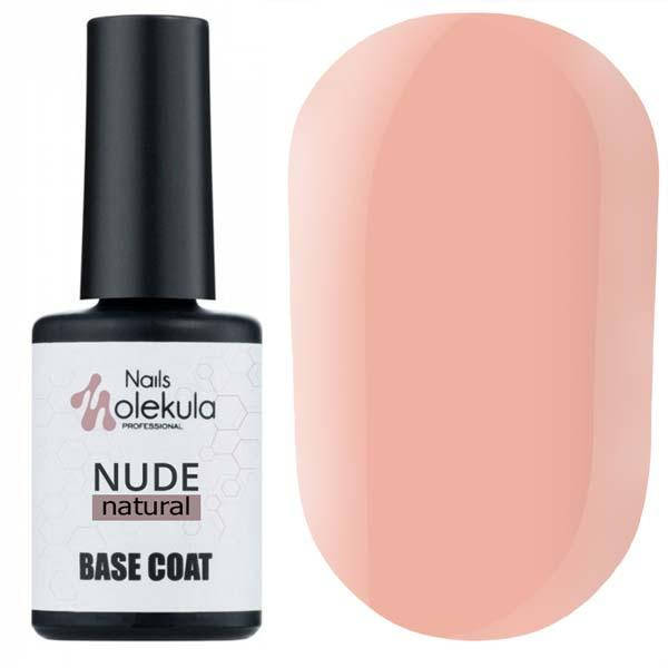 

Molekula Rubber Base Nude - Natural - камуфляжная база (бежевый, эмаль), 12 мл