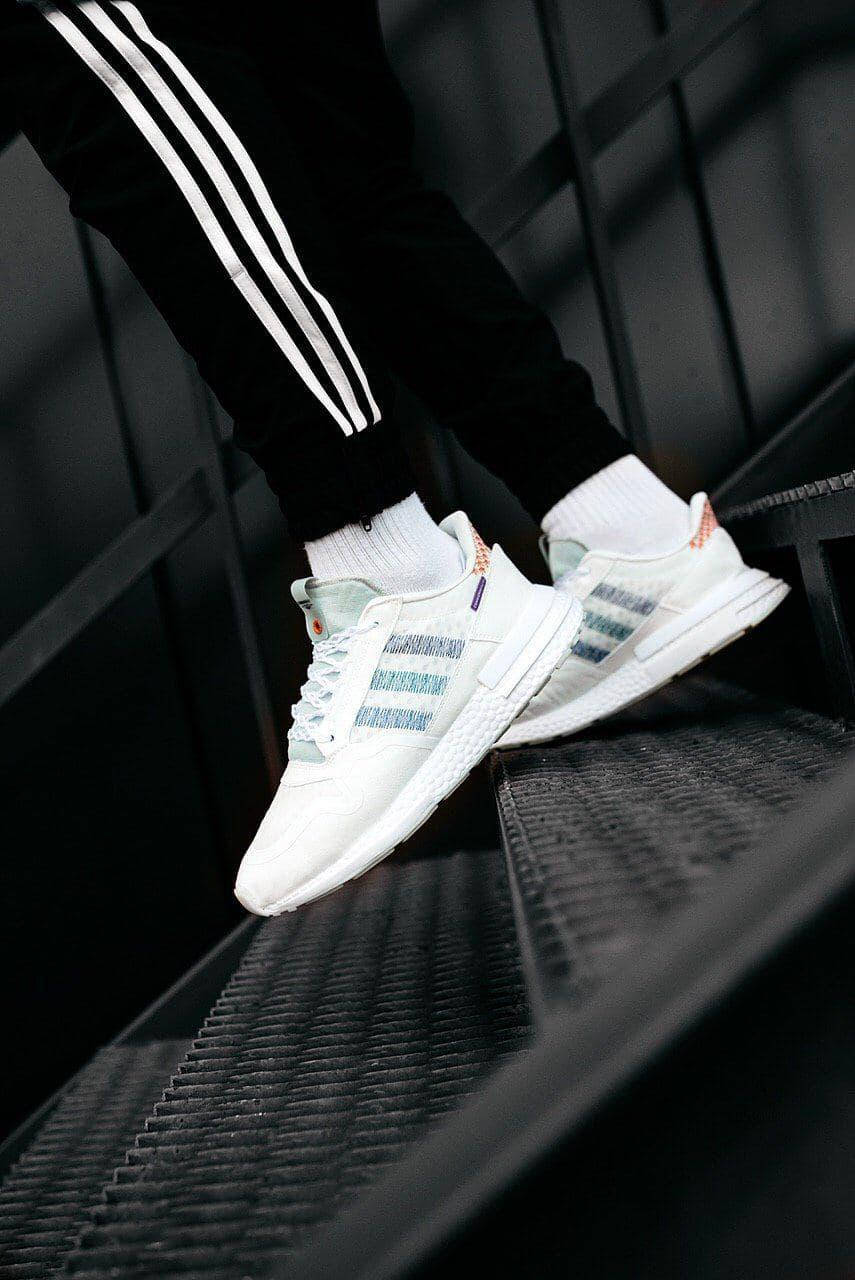 

Мужские кроссовки Adidas ZX500 RM Commonwealth Адидас Зе Икс 500, Белый