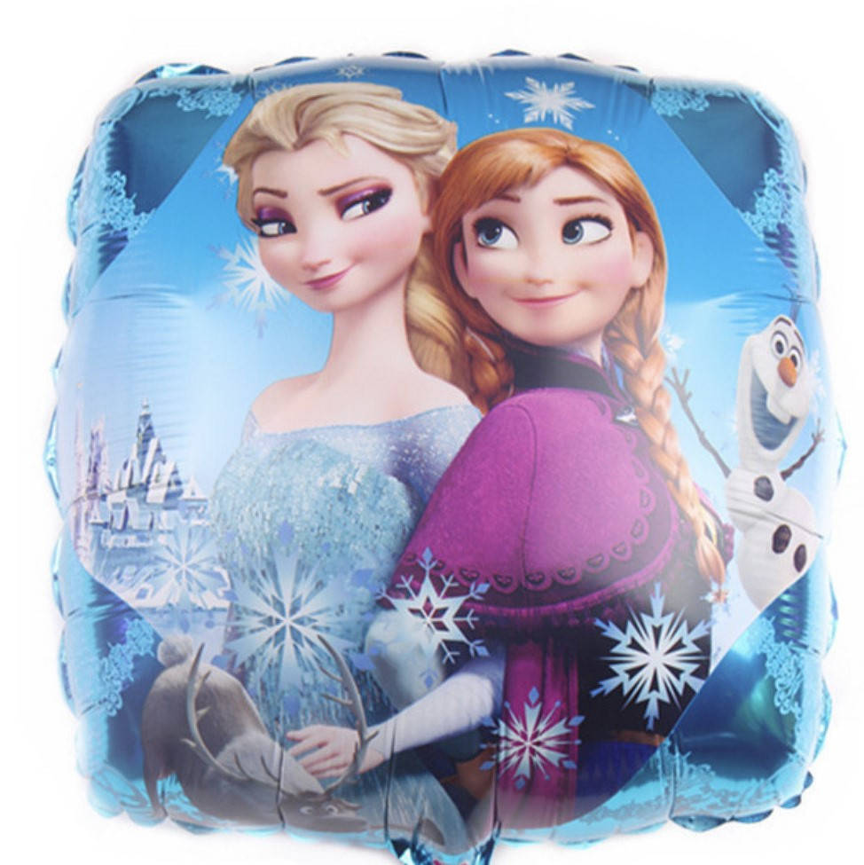 

Фольгированный шарик КНР 18" (45 см) Квадрат Холодное сердце, Разные цвета