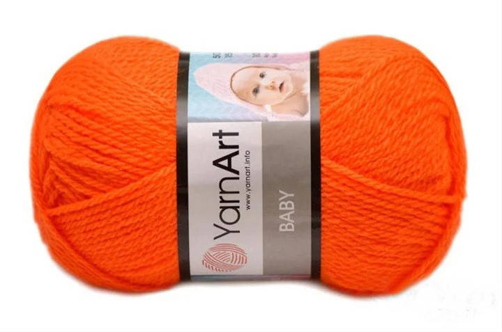 

YarnArt Baby, Мандарин №8279, Оранжевый