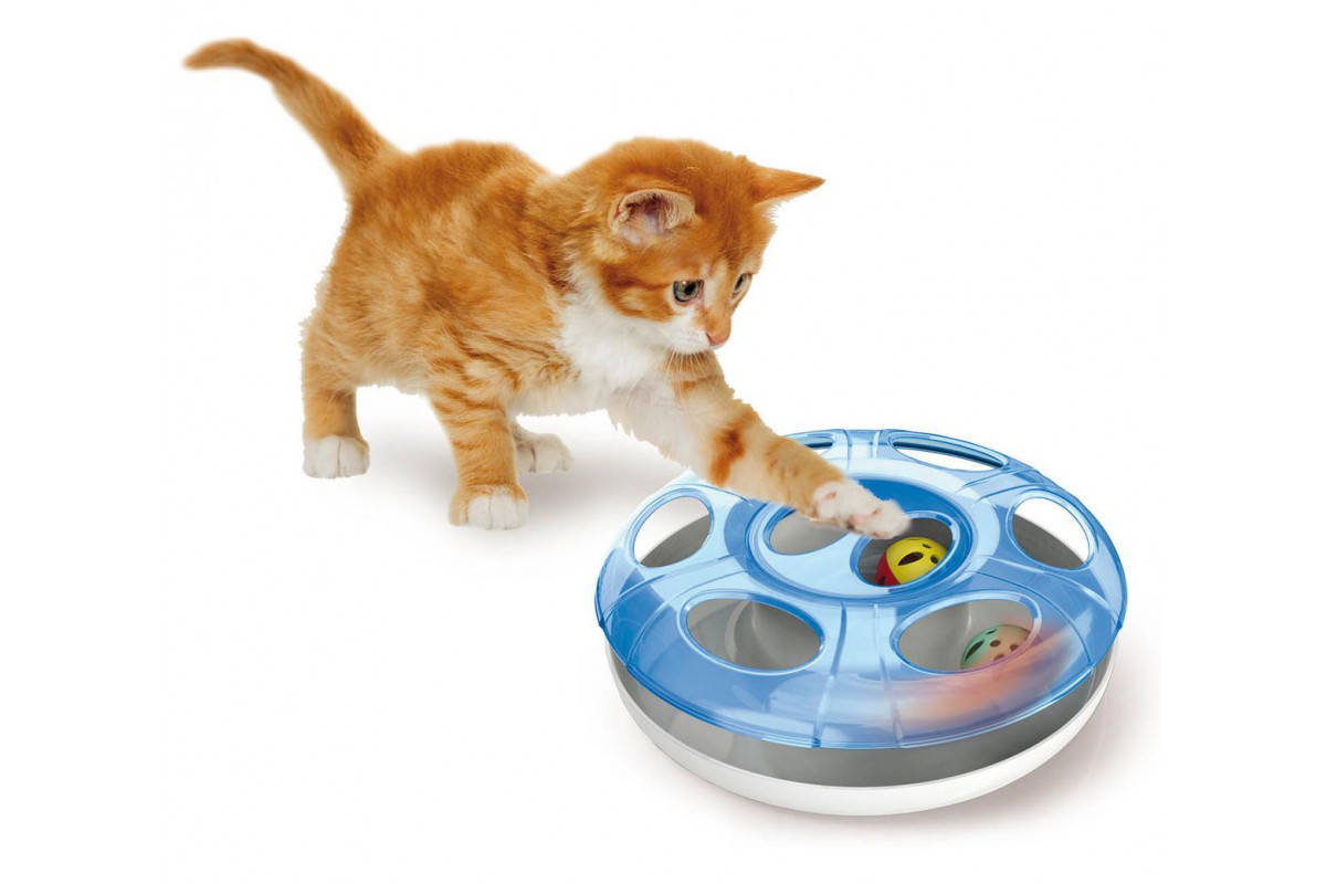 

Игрушка два мяча Georplast Ufo для кошек, 25 x 8 см