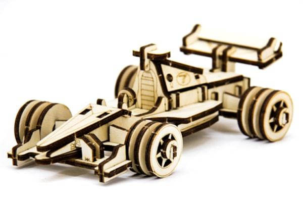 

Деревянный конструктор из фанеры, болид