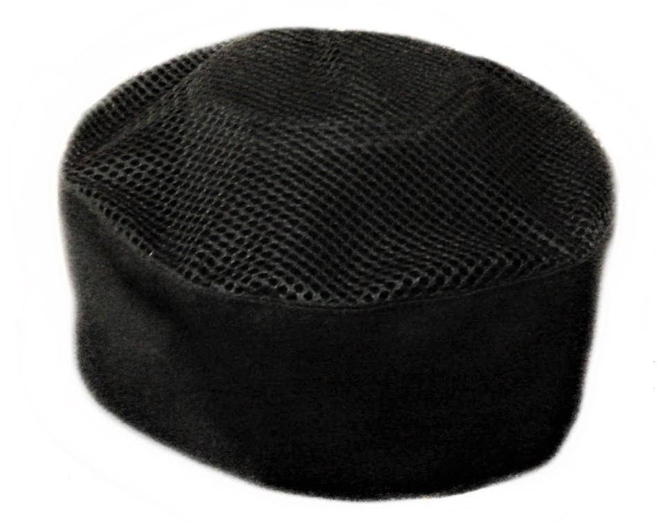 

Шапочка повара таблетка с сеткой