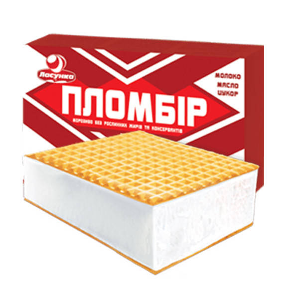 

Мороженое брикет Пломбир
