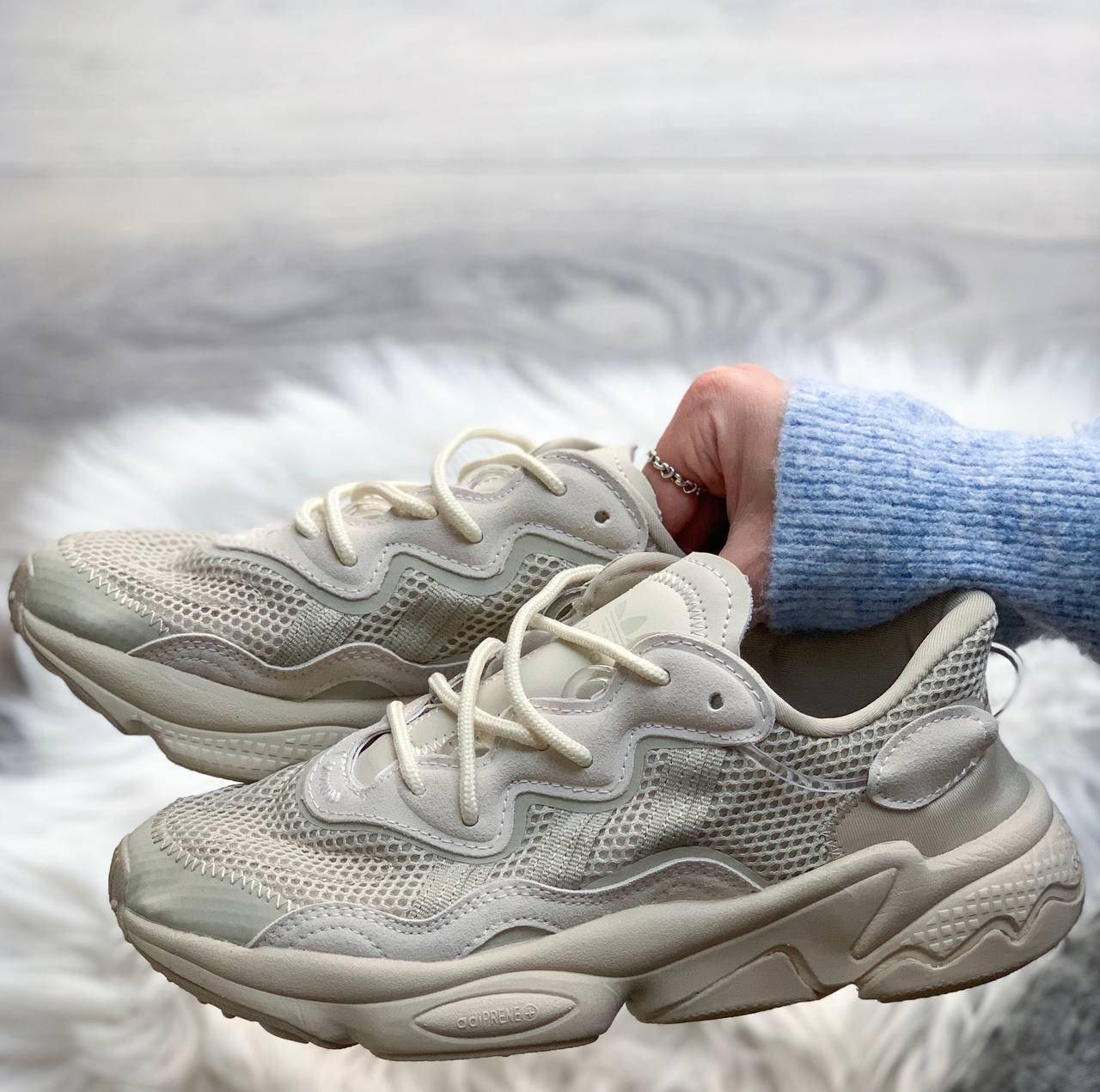 

Женские кроссовки Adidas Ozweego Beige, Адидас Озвего Бежевые 37, Бежевый