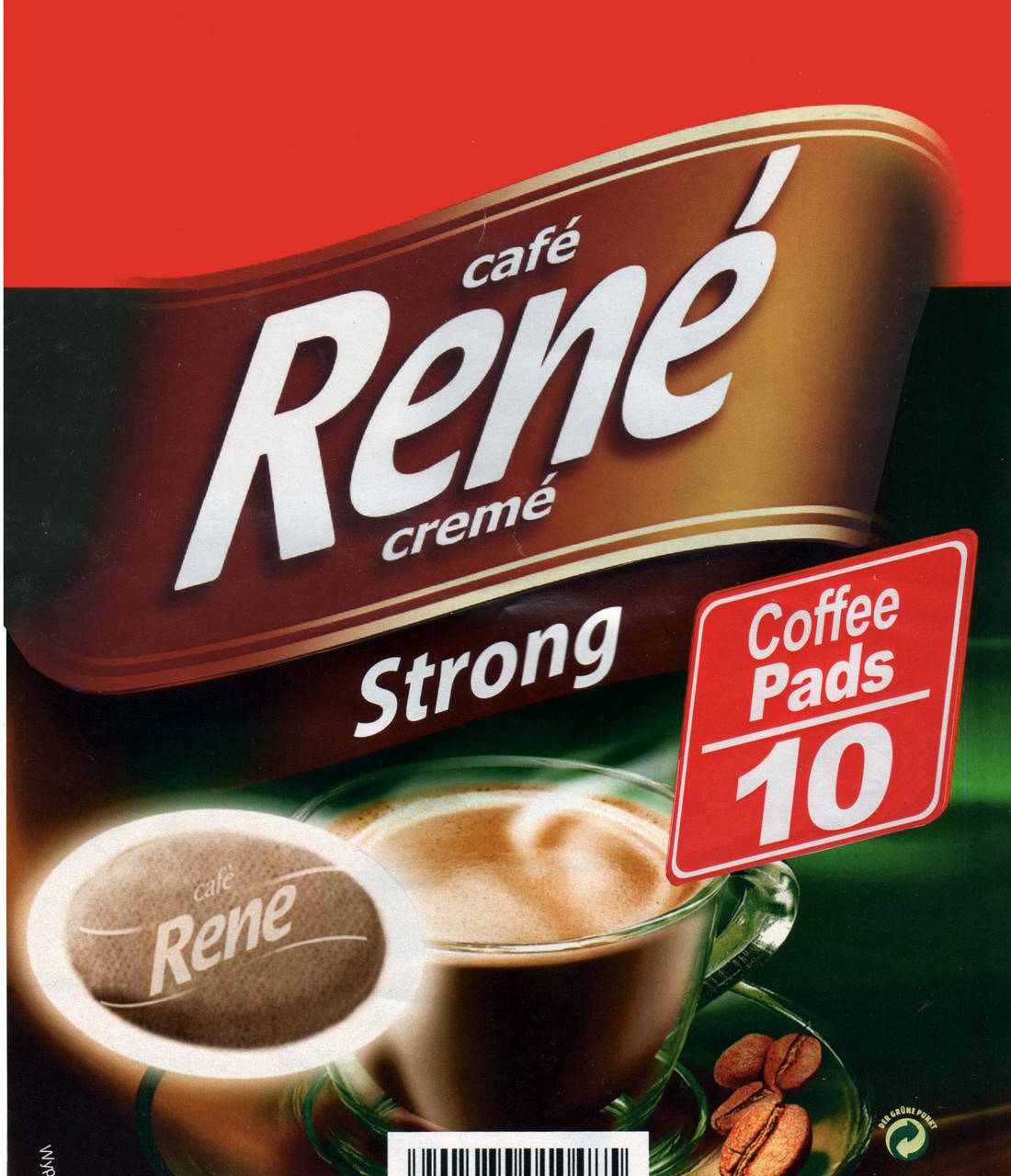 

Rene Strong 10 шт кофе в чалдах для Philips Senseo