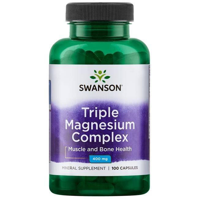 

Магний Swanson Triple Magnesium Complex 400 мг 100 капс.