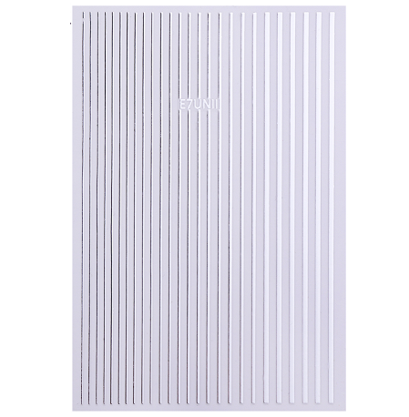 

Металлизированные гибкие полоски для декора ногтей