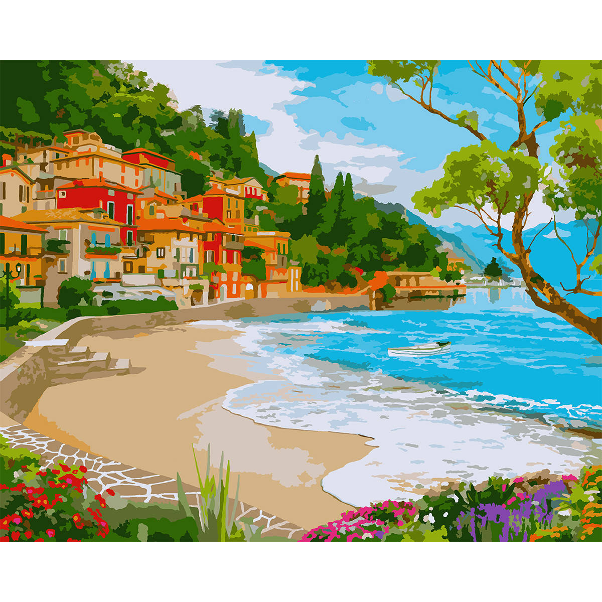 

Картина по номерам Лазурный берег 40*50 см SANTI (953949)