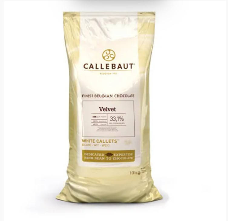 

Callebaut VELVET 33,1% натуральный белый шоколад со вкусом свежего молока 100 г