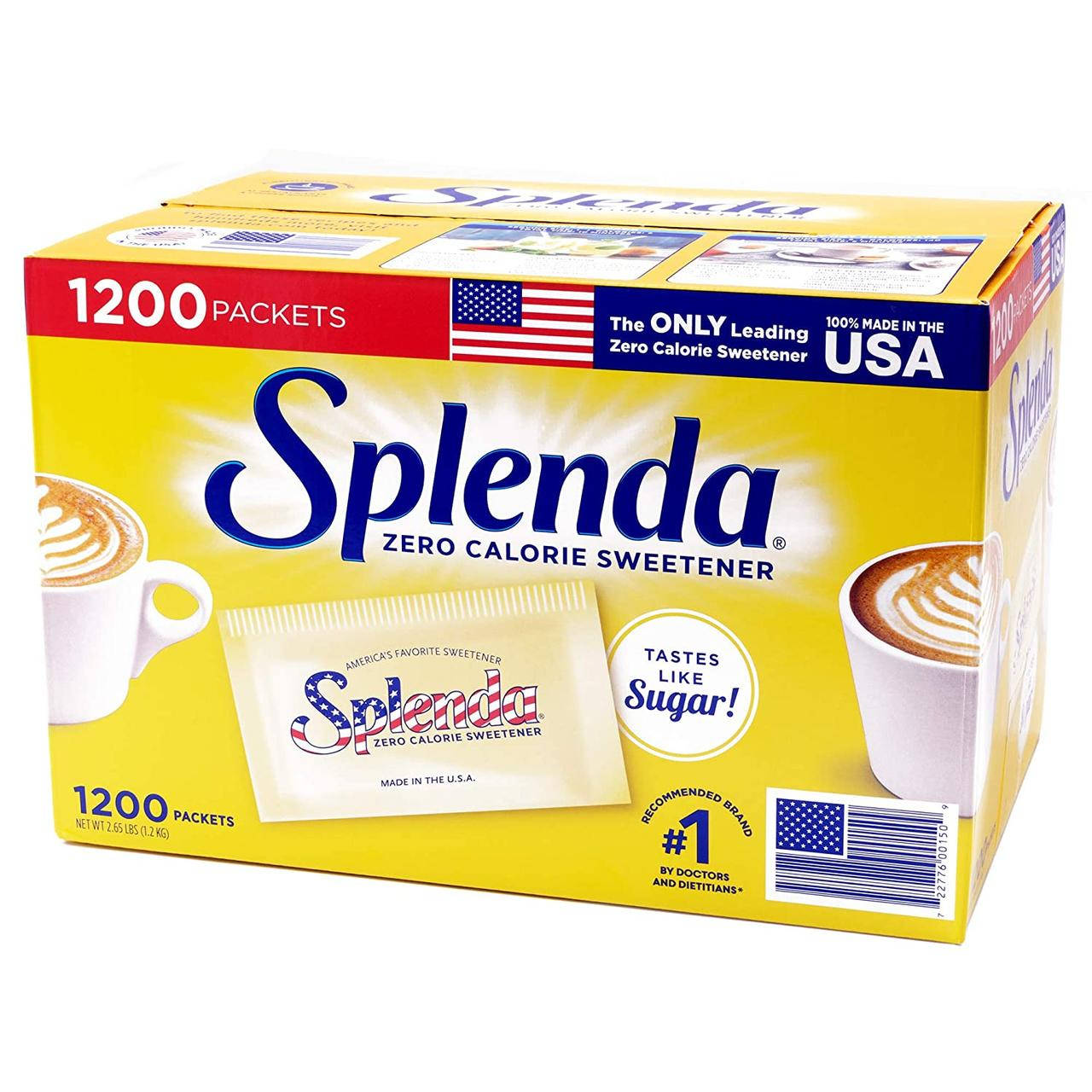 

Сахарозаменитель сукралоза Splenda 1200 packets США