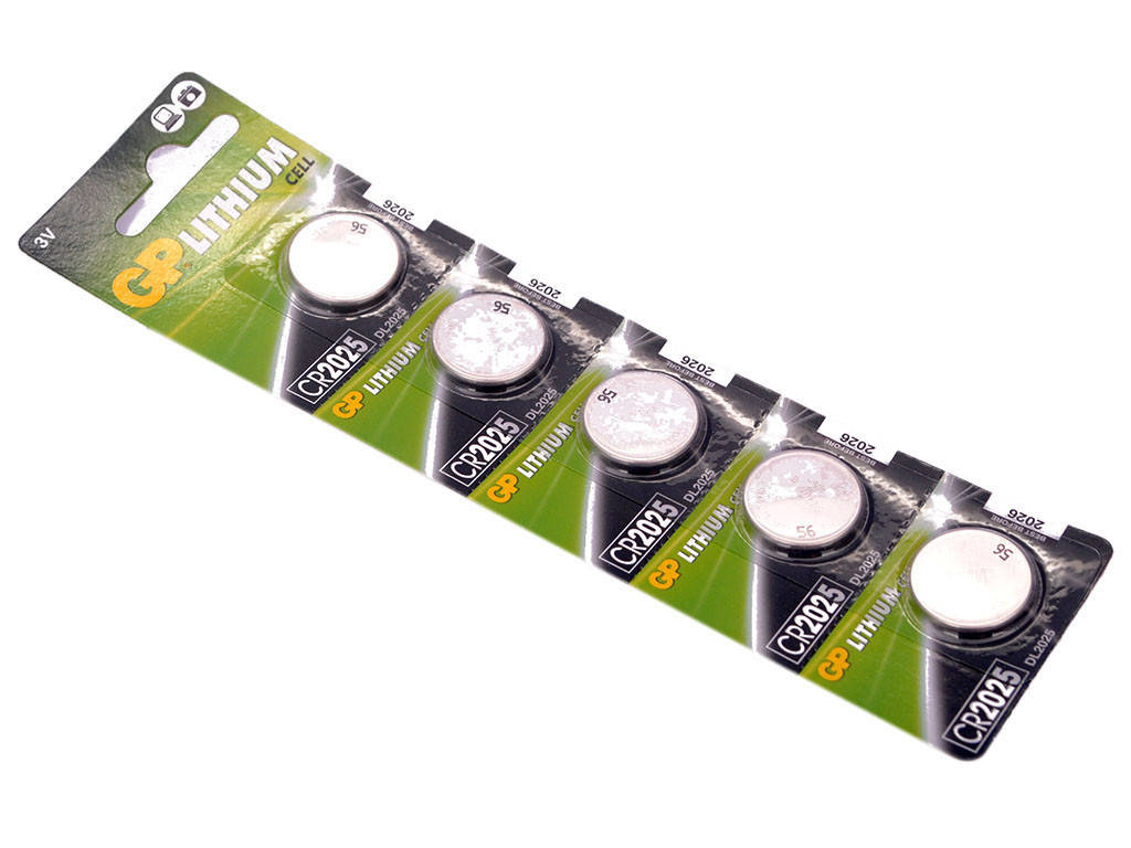 

Батарейка диск. GP CR2025-U5 Lithium CR2025, 3V