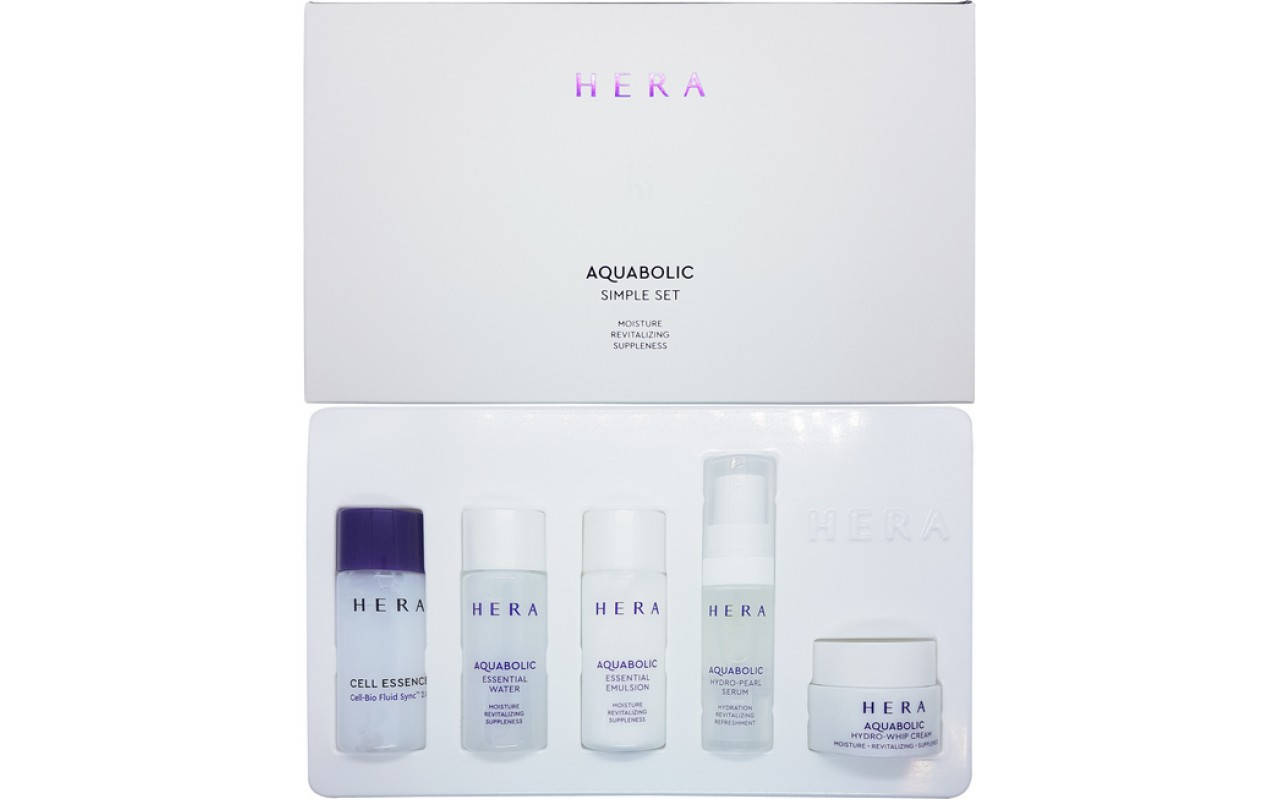 

Увлажняющая линия Набор миниатюр Hera Aquabolic Simple Set kit