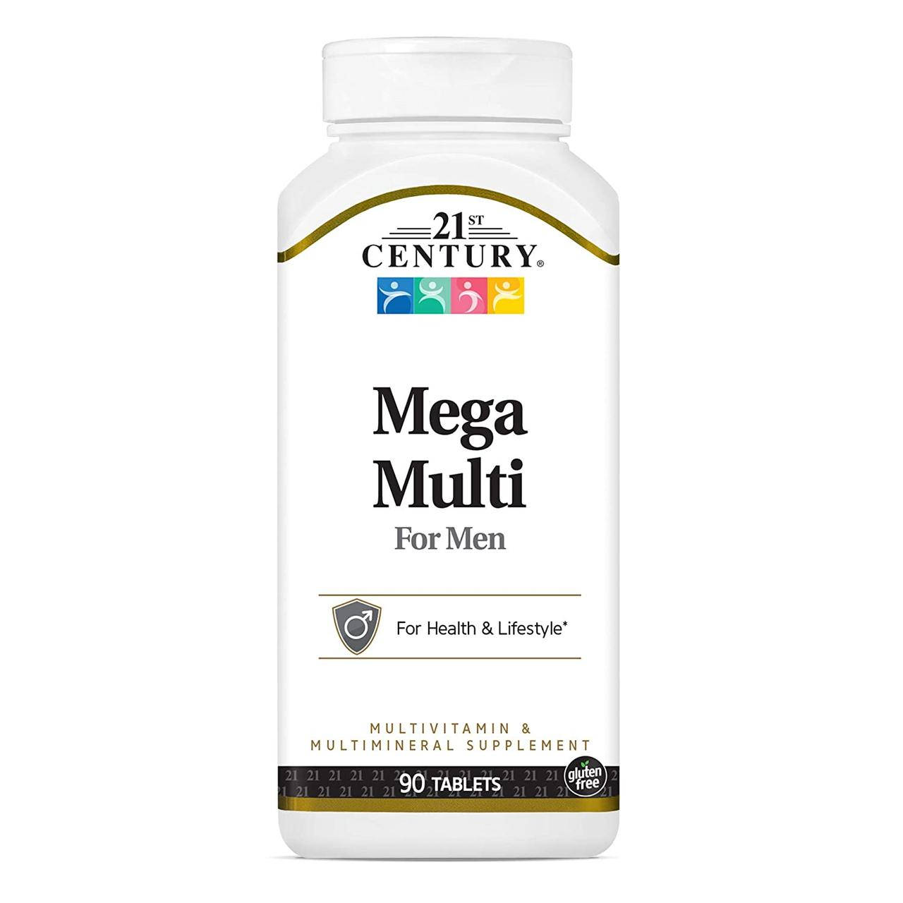 

Витамины для мужчин 21st Century Mega Multi for Men Multivitamin & Multimineral 90 таблеток