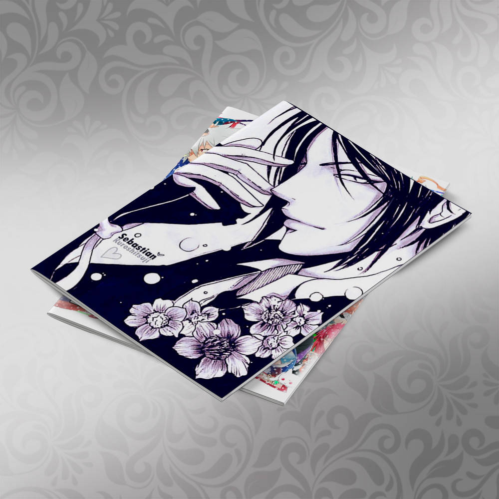 

Тетрадь 48 л. на скобе клетка Black Butler 096