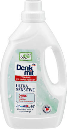 

Denkmit Ultra Sensitive гель для стирки детского белья 1.5 л (30 стирок)