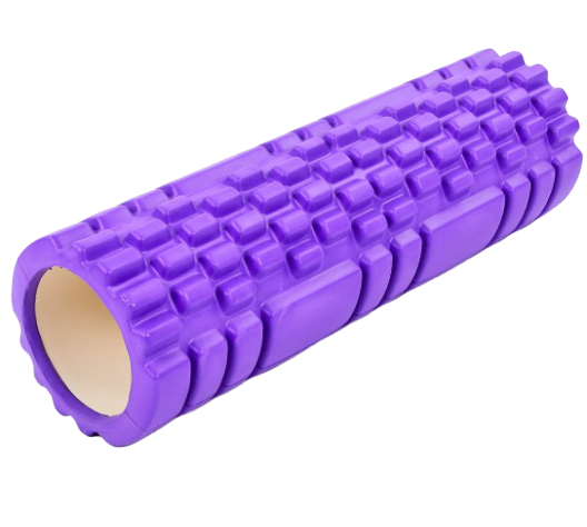 

Роллер-валик массажный Zelart Grid Combi Roller 14*45 cм для самомассажа, фитнеса, йоги и пилатеса (FI-6675) Фиолетовый