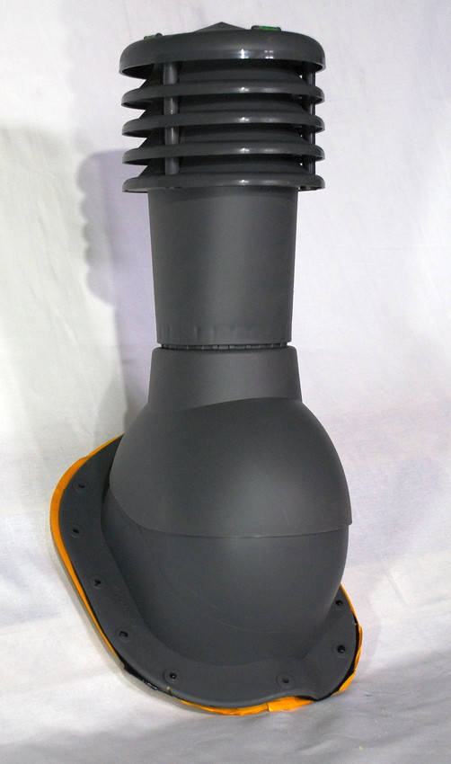 

Вентвыход Kronoplast KBT-35 для профнастила Т-35 и Т-40 с колпаком 7024 Графит