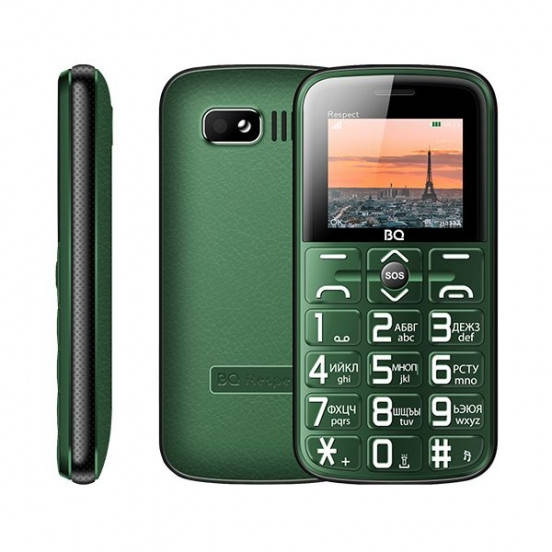 

Мобильный телефон BQ 1851 UA Respect Green (Зеленый), Зелёный