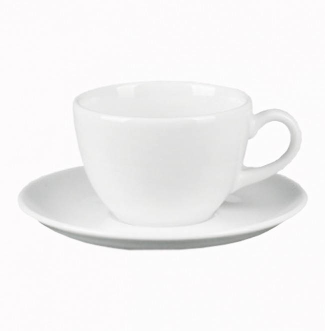 

Чашки белые фарфоровые с блюдцем Lubiana Aida 180 мл /6пар в уп/, Белый