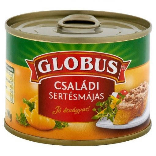 

Паштет Печеночный Свиной Глобус Globus Csaladi Sertesmajas 190 г Чехия