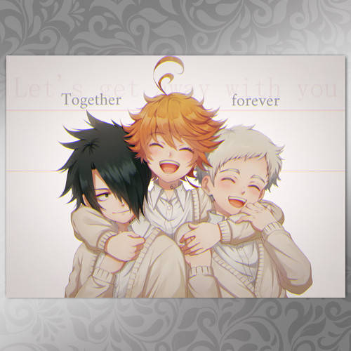 

Плакат Аниме The Promised Neverland ( Обещанный Неверленд )