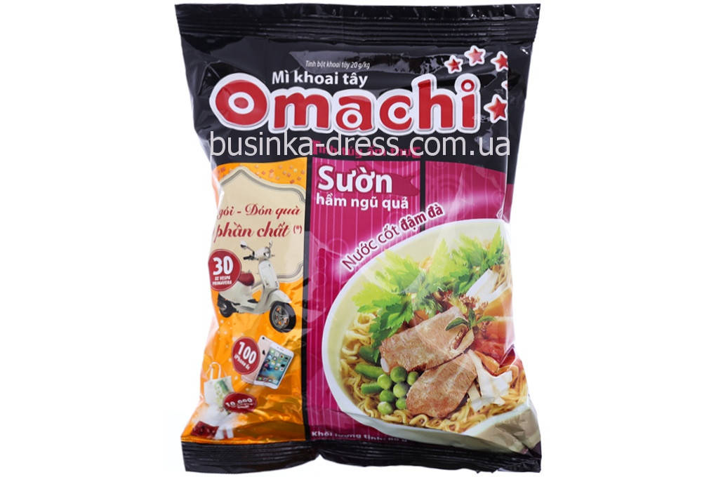 

Лапша быстрого приготовления Омачи Omachi Свиные рёбрышки 82г (Вьетнам)