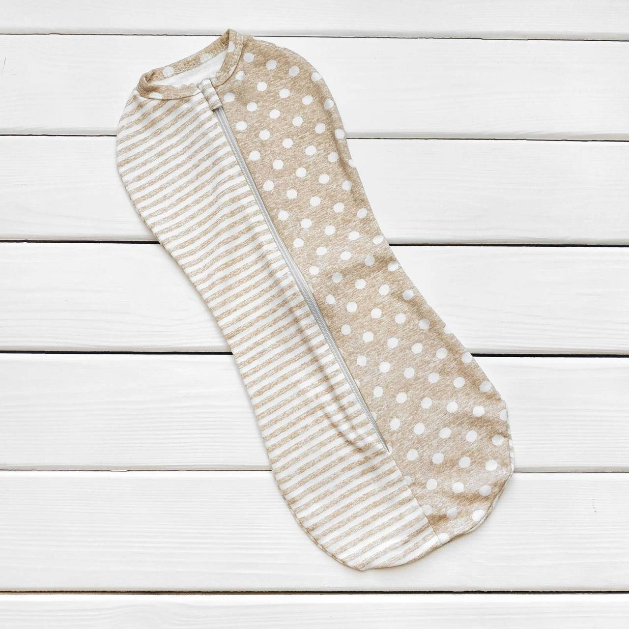 

Кокон с застежкой на молнии Кофейный меланж, Коричневый