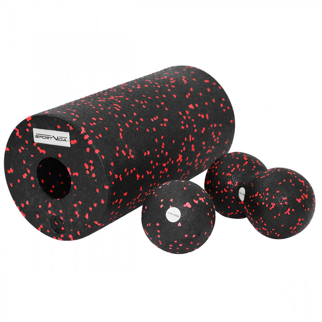 

Масажний набір SportVida (Ball 08, Duoball 08 та Foam Roller 30) SV-HK0309