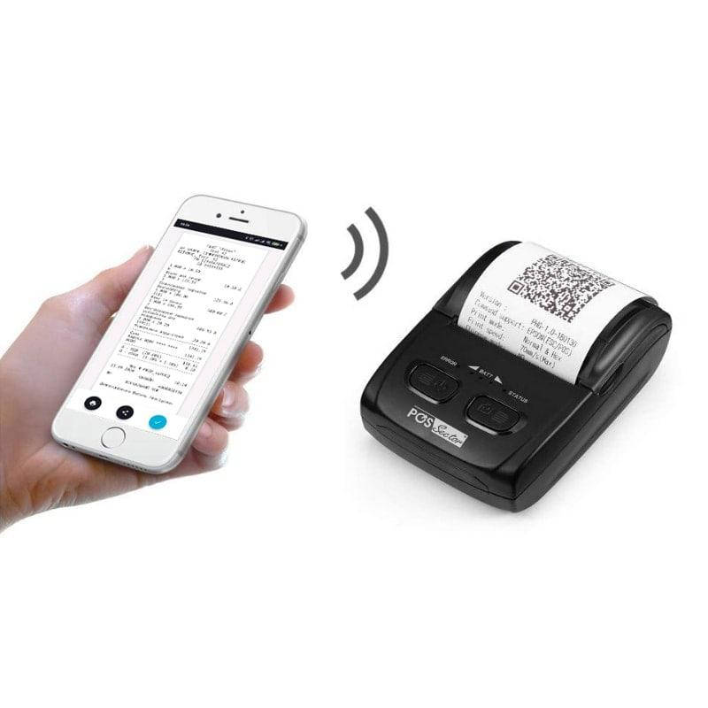 

Портативный термо принтер чеков H200 58мм Bluetooth Мобильный принтер для пPPO Checkbox, СОТА