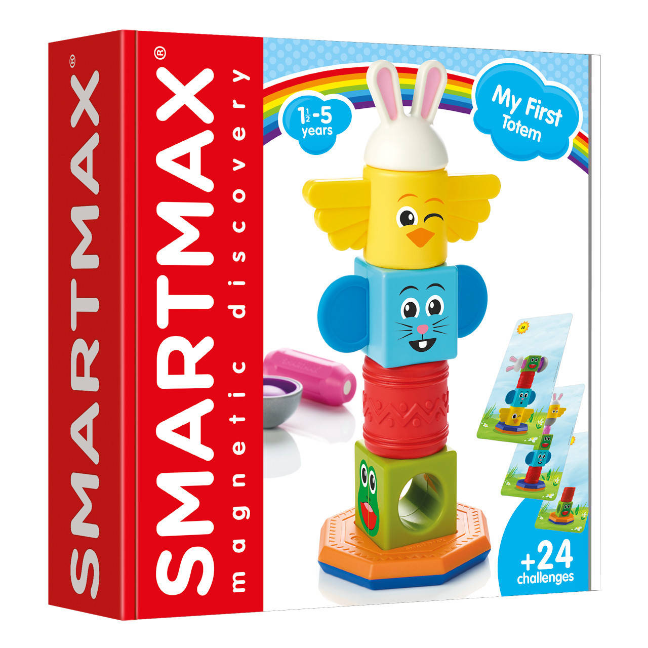 

Магнитный конструктор SmartMax Мой первый тотем (SMX 230), Разные цвета