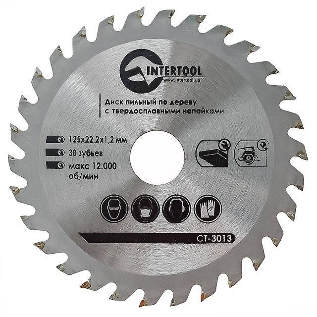 

Диск пильный по дереву с твердосплавными напайками INTERTOOL CT-3013