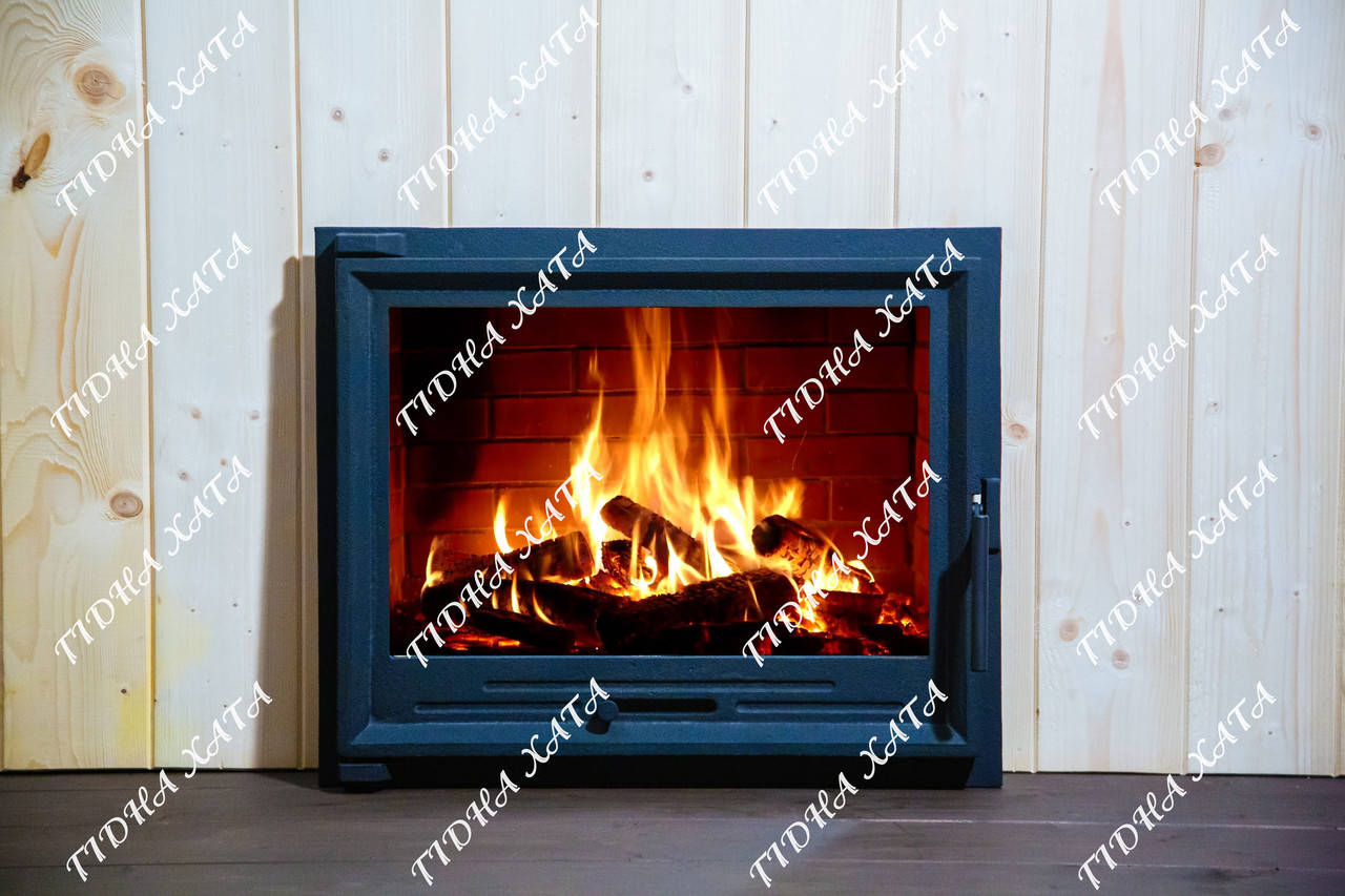

Дверца чугунная для камина с жаростойким стеклом 49х60 см.