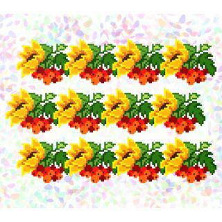 

К-290. Схема на водорастворимом флизелине.