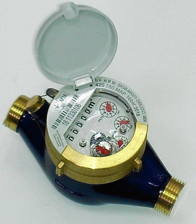 

Счетчик воды 3/4" мокроход 420 Q3 4,0 DN 20 L 165mm Sensus (Словакия)