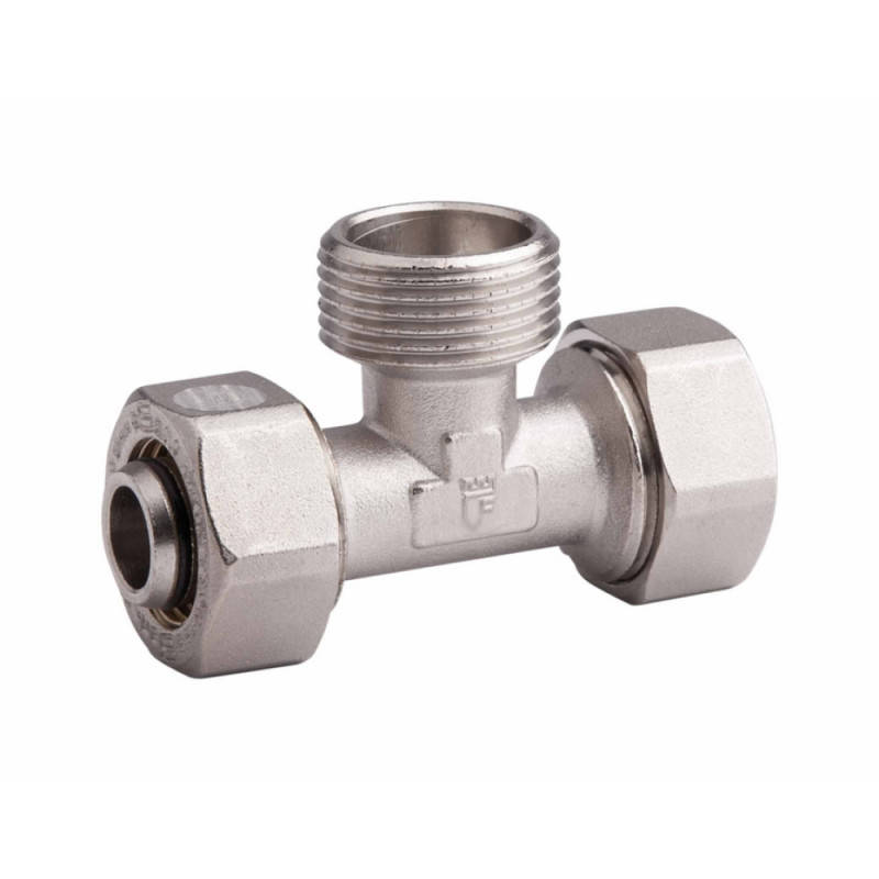 

Тройник обжимной SD Plus 16х1/2"х16 НР