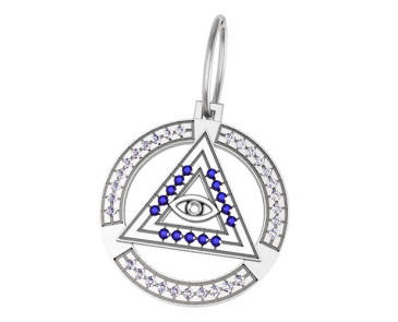 

Подвеска серебряная Всевидящее Око