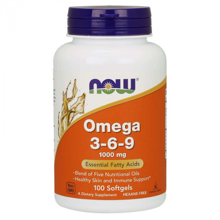 

Омега 3-6-9 1000 мг - NOW Foods 250 капс (733739018373)